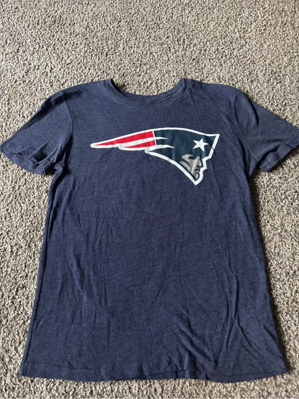 NFL New England Patriots Navy Blue Short Sleeve Kids Tee
